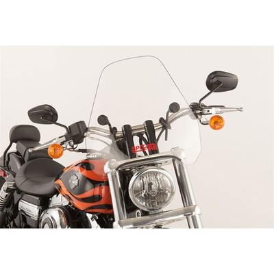 Slipstreamer S-06 Spitfire Windshield Clear with Black Hardware 7/8'' & 1'' S-06-C