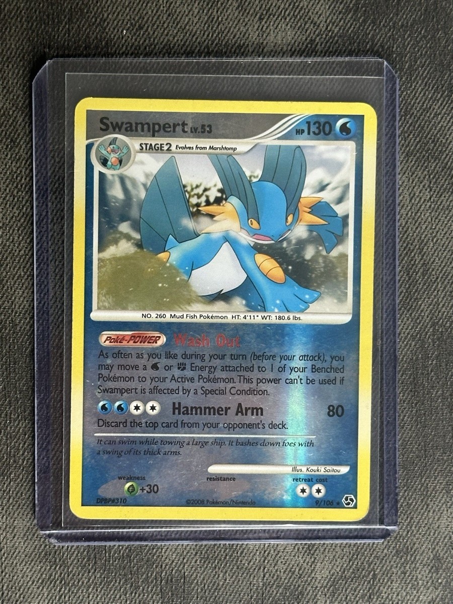 swampert pokemon cards M Swampert EX (XY87) [XY: Black Star Promos] Damaged Holofoil