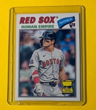 2026 Topps Heritage ROMAN ANYHONY RC Image ROMAN EMPIRE SSP Red Sox Rookie Cup