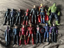Marvel Legends MCU Lot Captain America Iron Man Thor Hulk BlackPanther Spiderman