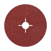 Fiberschleifscheiben 125Mm KöRnung 100 FüR Metallbearbeitung - wolfcraft
