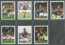 ALL 7 x FALKIRK - Panini/Junior 1991 'Soccer Super Sevens Stickers