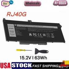 63Wh RJ40G Battery for Dell Latitude 5420 5520 Precision 3560 01K2CF WY9DX