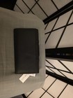 COUTURE GEMS Black Long Fold Wallet Clutch Snap, Card Slots, ID Window — photo 2