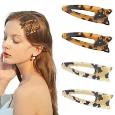4 PACK Cat Hair Clips Cute Cat Barrettes Fashion Alligator Clip Hair Cat Hair 