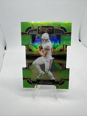 2023 Panini Select - Concourse Neon Green Prizm Die-Cut #1 Trey McBride /599