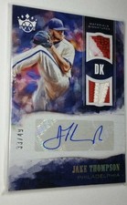 2018 Panini Diamond Kings Jake Thompson #MS-JT Auto /49 - Game Worn