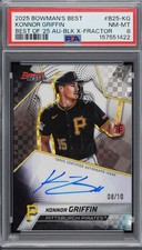 🔥2025 Bowmans Best KONNOR GRIFFIN BLACK XFRACTOR/10 GRADED... ONLY 1 PULLED🔥