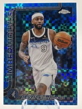2025-26 Topps Chrome - Nickeil Alexander-Walker #193 Blue X-Fractor SSP