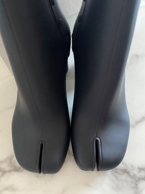 Maison Margiela Rubber material Tabi Heel Boots Shoes Women Size