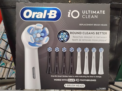 #ad #ad Oral B iO Ultimate Clean Toothbrush Replacement Heads Pack Of 8 $23.00