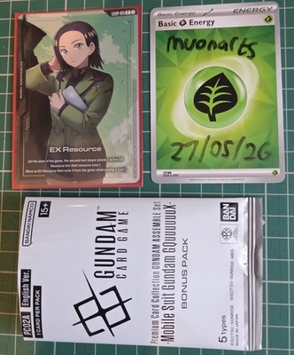 Gundam TCG Card Game EXRP-011 Comoli Harcourt PC02A Pack Fresh NM