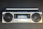 Sanyo M7770K Portable Radio Boombox Japan  VTG Parts or Repair READ