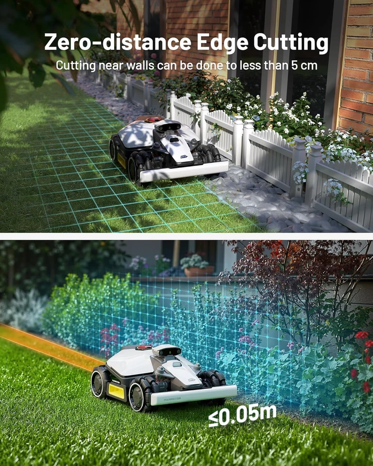 LUBA Mini AWD 800 Robot Lawn Mower with 4G, Reception 800㎡, Max. 1000㎡, All-Whee - image 4 of 4
