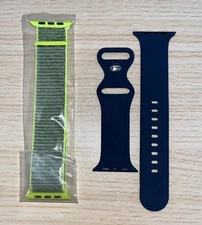 PureGear Apple Watch Bands (2-Pack)  42/44/45/49mm – Navy & Green – New