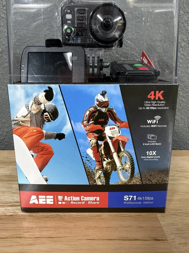 AEE Technology Action Cam S71  | 4K  | Wifi Remote | Professional Edition - Image 2 of 4