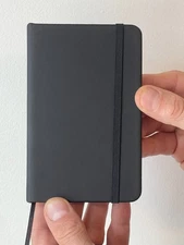 Small Hardcover Notebook 3.5 x 5.5 Pocket Journal 150 Ruled White Page