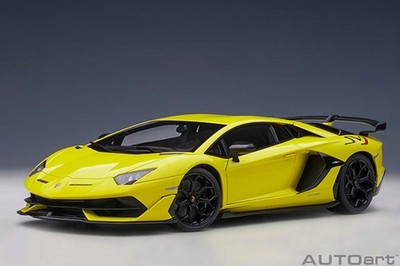 AUTOart Lamborghini Aventador SVJ Giallo Tenerife (Pearl Yellow) 1