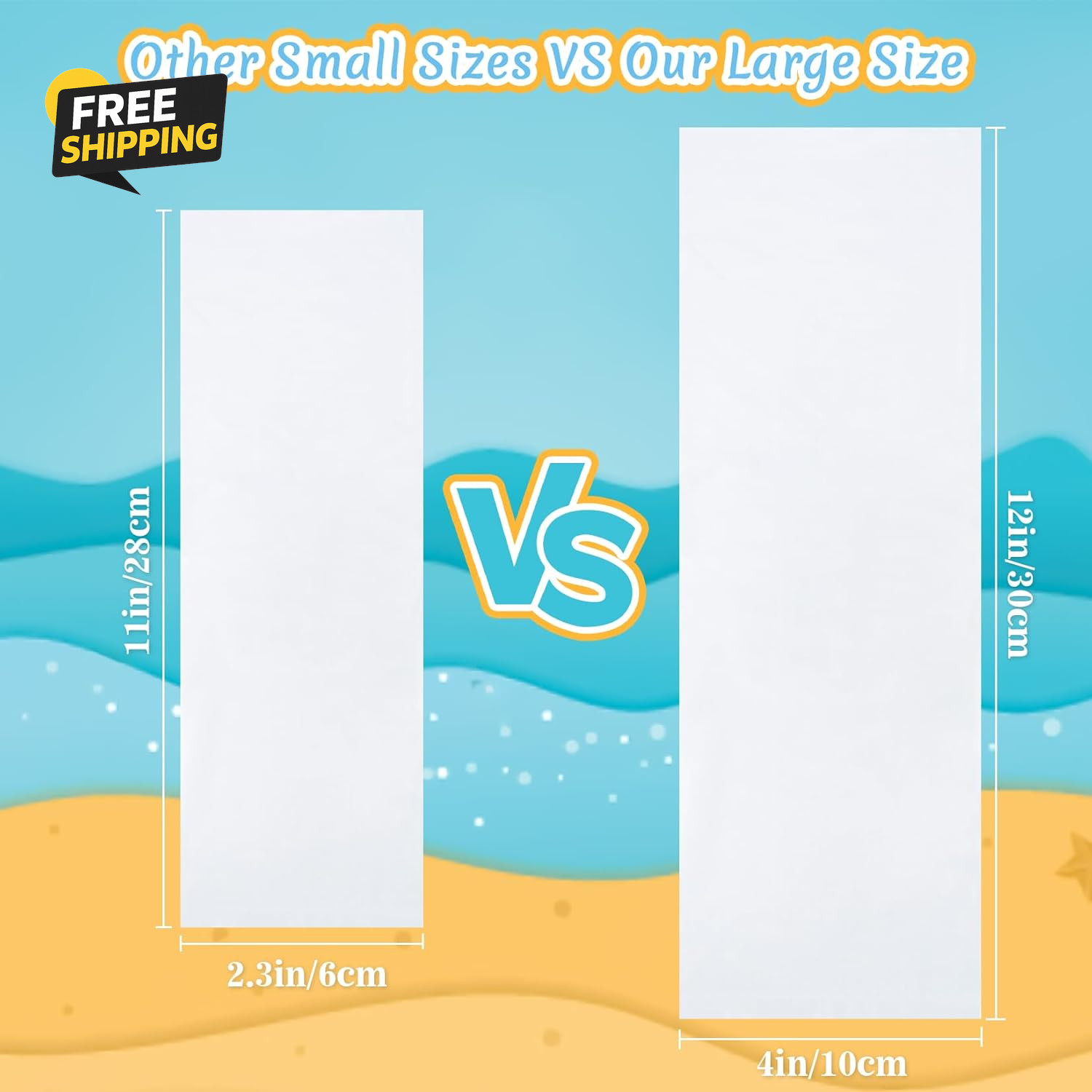 100 Ice Candy Plastic Bags - 4X12 Bolsas Para Bolis De Hielo Mexicanos Freeze