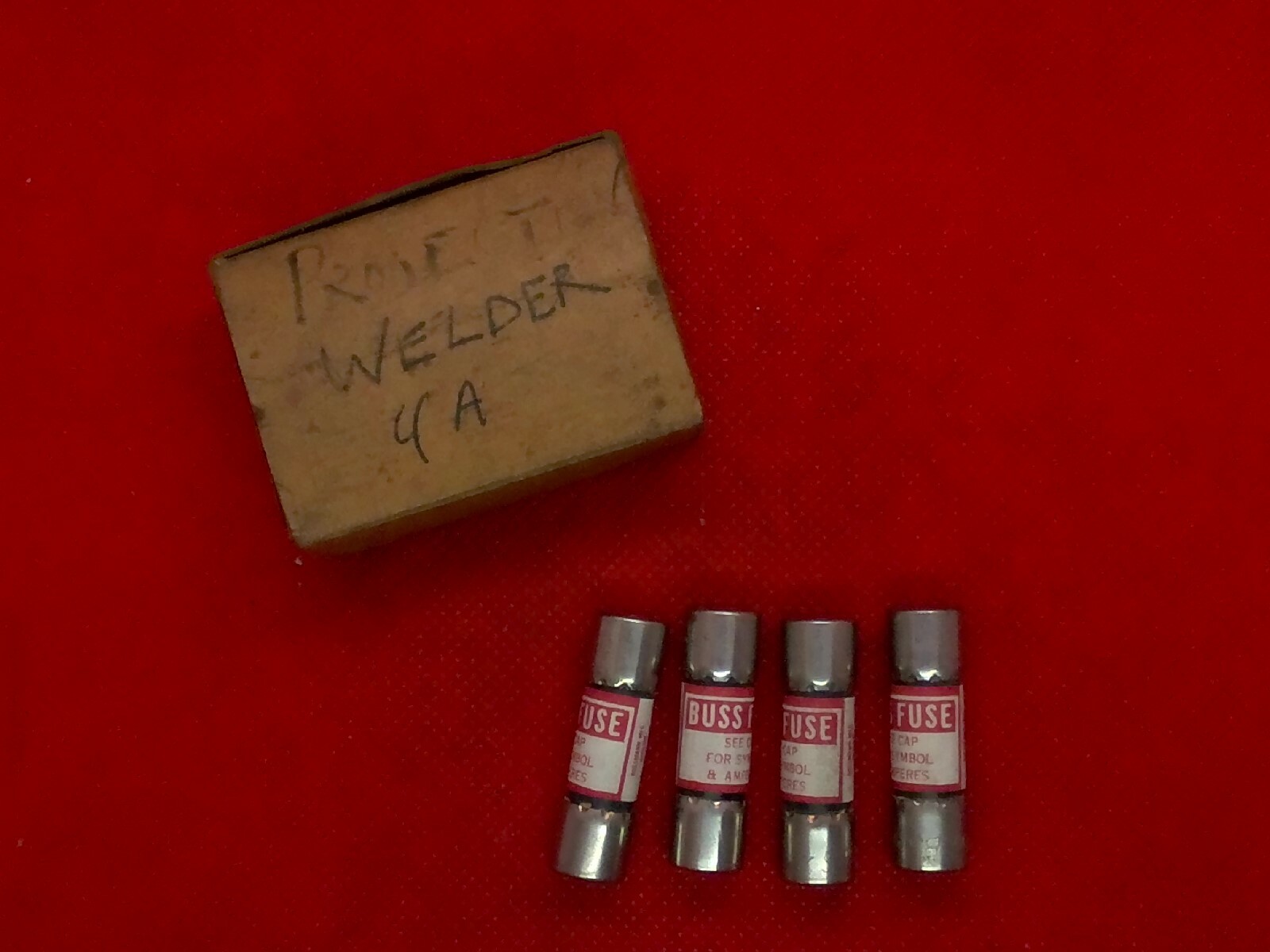 BUSSMANN BBS-4 - 4AMP, FAST ACTING, MIDGET FUSES (Pack of 4)