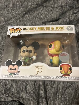 Funko Pop Walt Disney 50th Mickey Mouse and Jose Disney Parks
