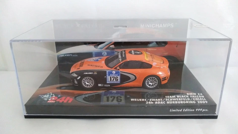 BMW Z4 24H NURBURGRING 2009 MINICHAMPS SCALA 1/43 - Immagine 2 di 2