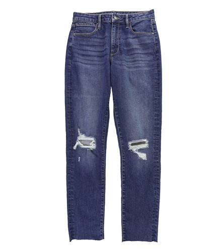Mango - Ben - Jean slim décontracté - Bleu foncé délavé