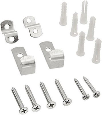 OOK 534021 1/2  Steel Mirror Support Hangers (20Lbs. Capacity)