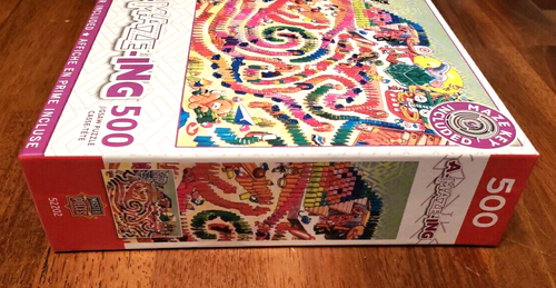 A-Maze-ing Dominoes 500 Piece Jigsaw Puzzle MasterPieces New Sealed in Box NIB - 第 5/5 張圖片