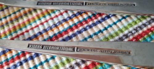 Viners 2 Mosaic Cutlery Dessert Salad Fork 18.5mm 7.25" - Picture 6 of 7