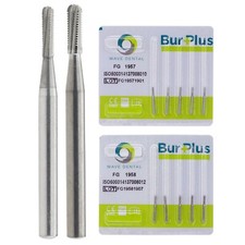 Wave Dental Tungsten Carbide Bur FG 1957 1958 Crown Metal Cutter High Speed Burr