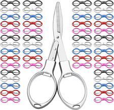 Small Folding Scissors Mini Travel Stainless Steel Portable Scissors Bulk Glasse