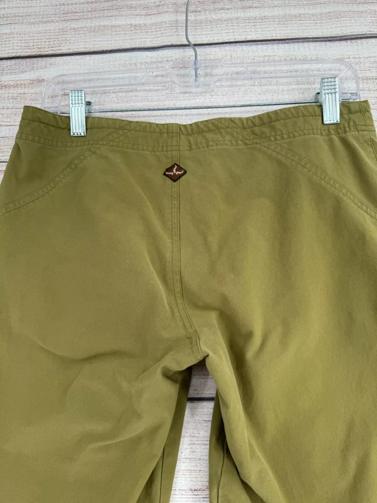 prana stretch hiking drawstring capri-pants