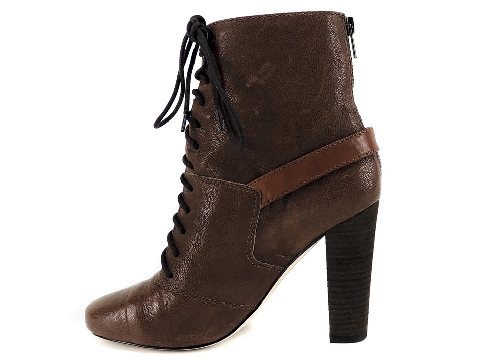 Plenty By Tracy Reece 女式 Rebel 靴子干邑棕色皮革尺码 EU 38/US 8M — 第 3/4 张图片