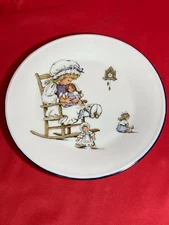 Lenox China Special Girl Rocking Babydoll 8" Collector Plate Made in USA