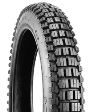 Duro HF307 Trials Tread 3.25-19 4 Ply Motorcycle Tire - 25-30719-325B-TT