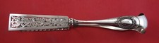 French Sterling Asparagus Serving Tong yoked pierced& brite-cut 950 silver 10