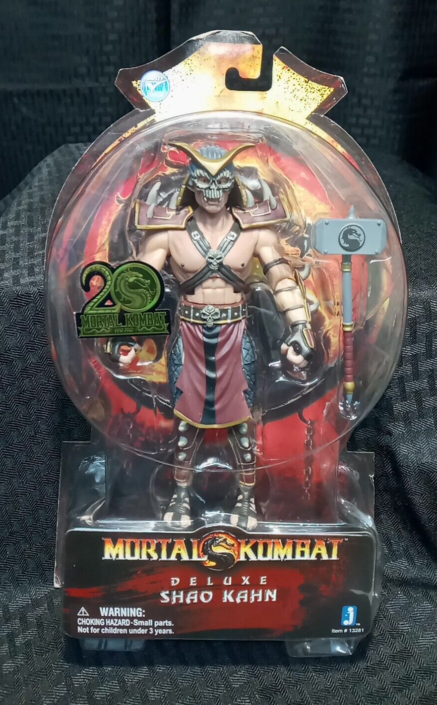 Boneco Action Figure Shao Kahn Resina 20cm Mortal Kombat – Geração Bit Games