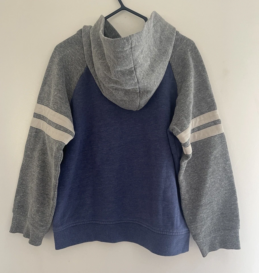 Sonoma Niño Marvel Superhéroe Capitán América Escudo Manga Larga Sudadera con Capucha Azul 6 Foto 4 de 4