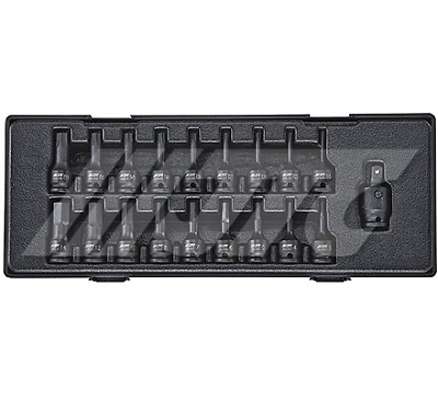 3/8'' DR. 19 PCS IMPACT BIT SOCKET SET, JTC TOOLS # K3191