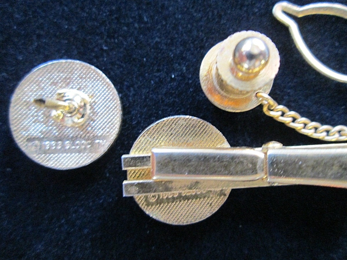 Vintage 1988 Séoul Olympique Cravate Ensemble Épinglette Et Chaîne – Collection USA