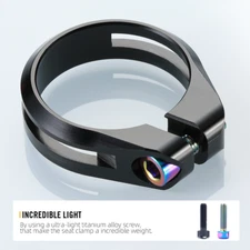 Super Light Bike Bicycle Seat Post Clamp CNC Aluminum Alloy for 27.2/30.8/31.6mm