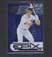 2005 DONRUSS ZENITH EPIX BLUE MOMENT PARALLEL #E-21 DON MATTINGLY SP #111/150