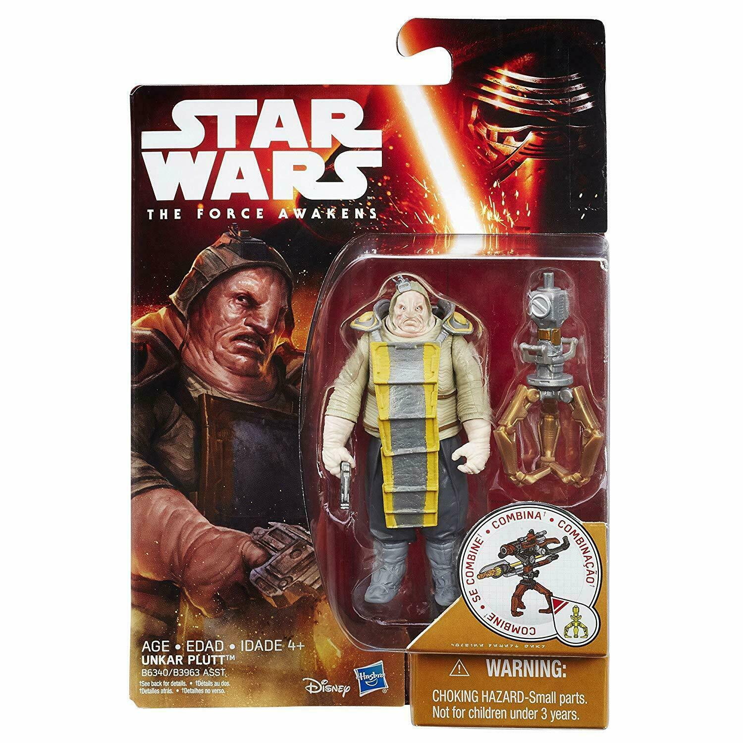 action figure STAR WARS 10 CM HASBRO THE FORCE AWAKENS UNKAR PLUTT