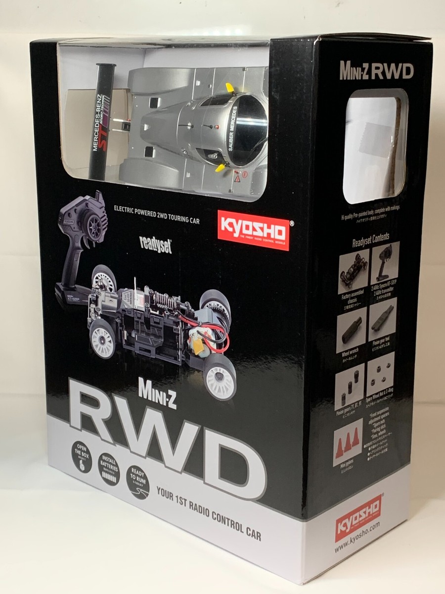 京商Mini-Z RWD MR03 Sauber-Mercedes セット MINI-Z Racer RWD MR-03 SILVER Sauber-Mercedes Gruppe-C