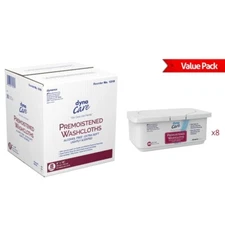 Dynarex Premoistened Washcloths Case of 8