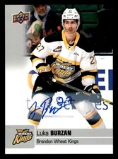 2019-20 Upper Deck CHL Autographs #47 Luka Burzan AUTO