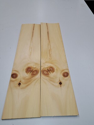 Astiges Kieferfurnier - 15 Naturholzplatten - 590 mm x 130 mm