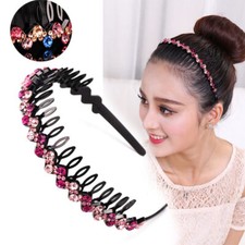Women's Rhinestone Hairband Crystal Headband Hair Band Hoop Accessories Party