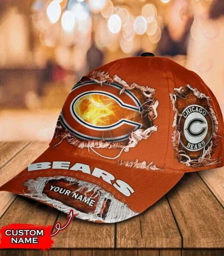 Chicago Bears-Personalized football Classic Cap